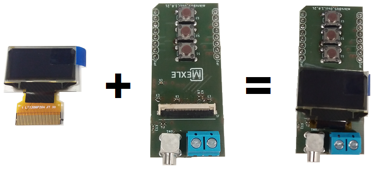  Einbau des ER-OLED0.96-1.3W mit Klemmverbinder